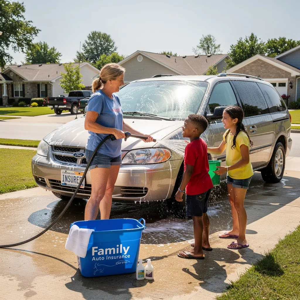 Mężczyzna zadowolony z niskiej składki ubezpieczeniowej, przeglądający dokumenty ubezpieczenia.