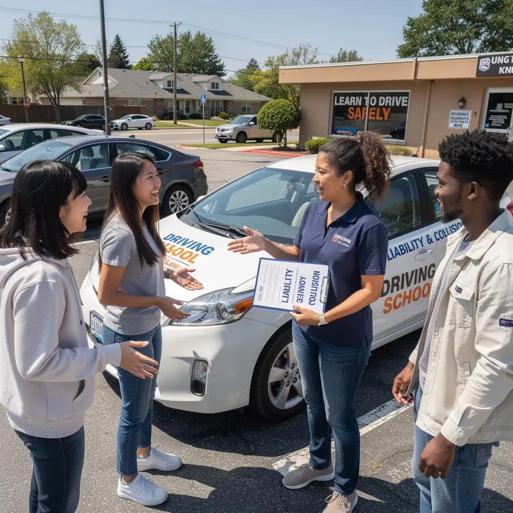 Bezpieczny samochód zaparkowany w garażu, symbolizujący ochronę.